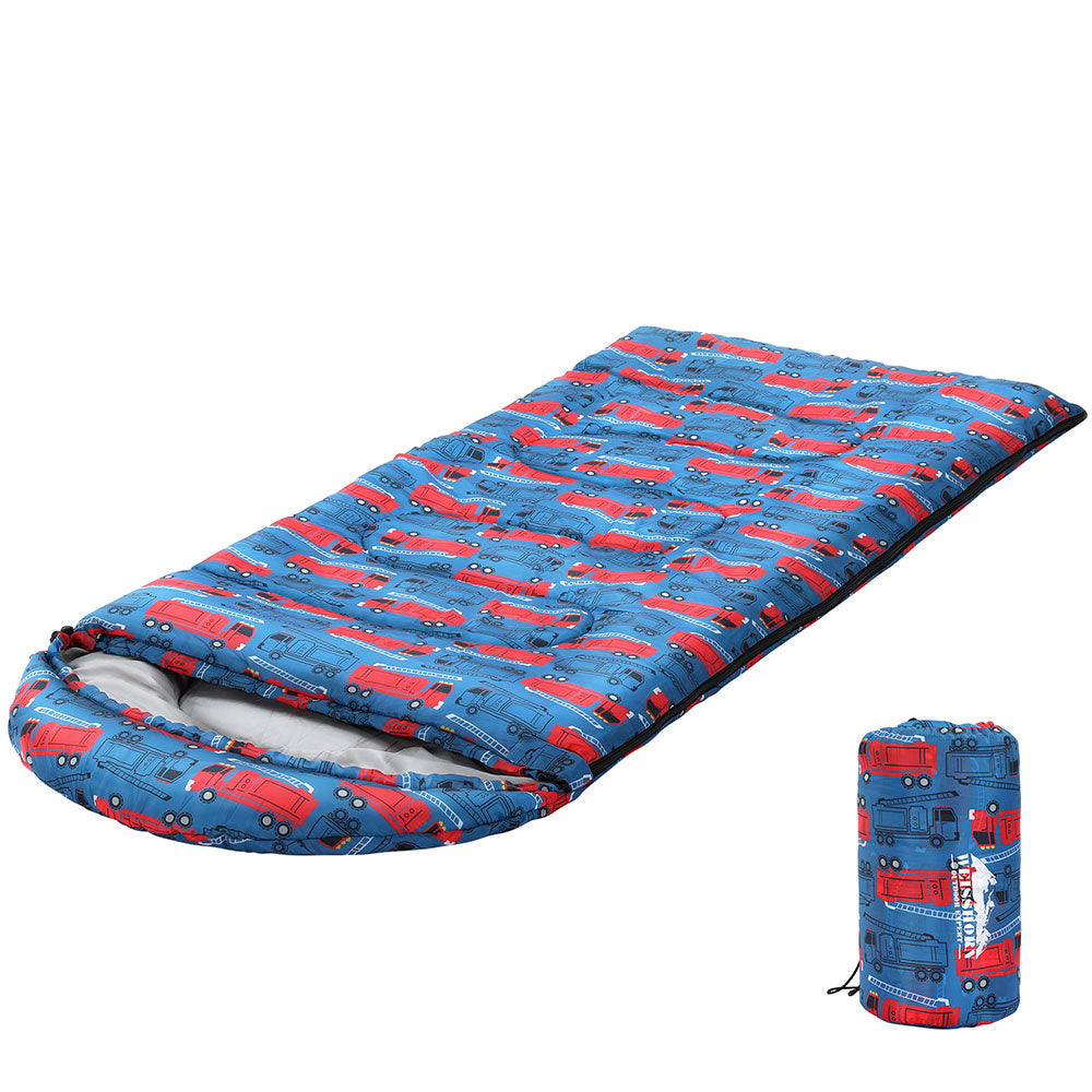 Weisshorn Sleeping Bag Kids Single Bags 180cm Thermal Camping Hiking Blue-Outdoor &gt; Camping-PEROZ Accessories