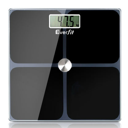 Everfit Bathroom Scales Digital Weighing Scale 180KG Electronic Monitor Tracker-Home &amp; Garden &gt; Scales-PEROZ Accessories
