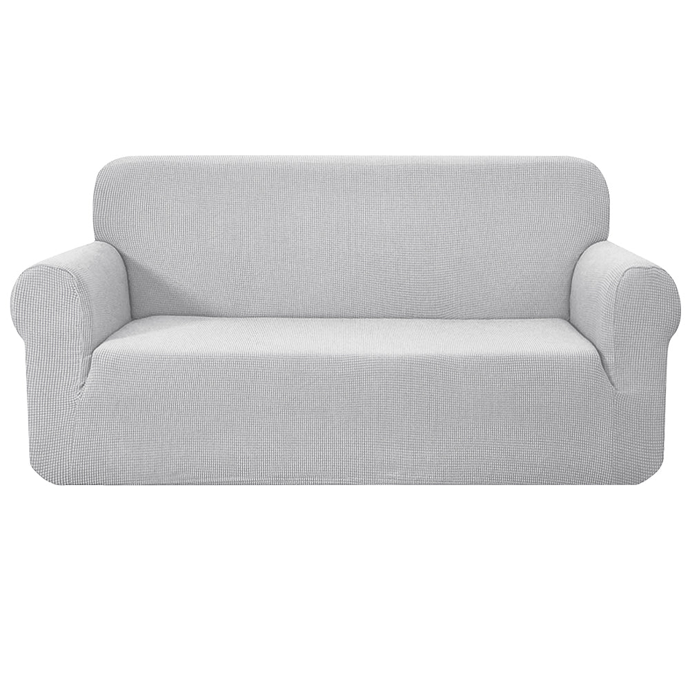 Artiss High Stretch Sofa Cover Couch Lounge Protector Slipcovers 3 Seater Grey-Furniture &gt; Sofas - Peroz Australia - Image - 1