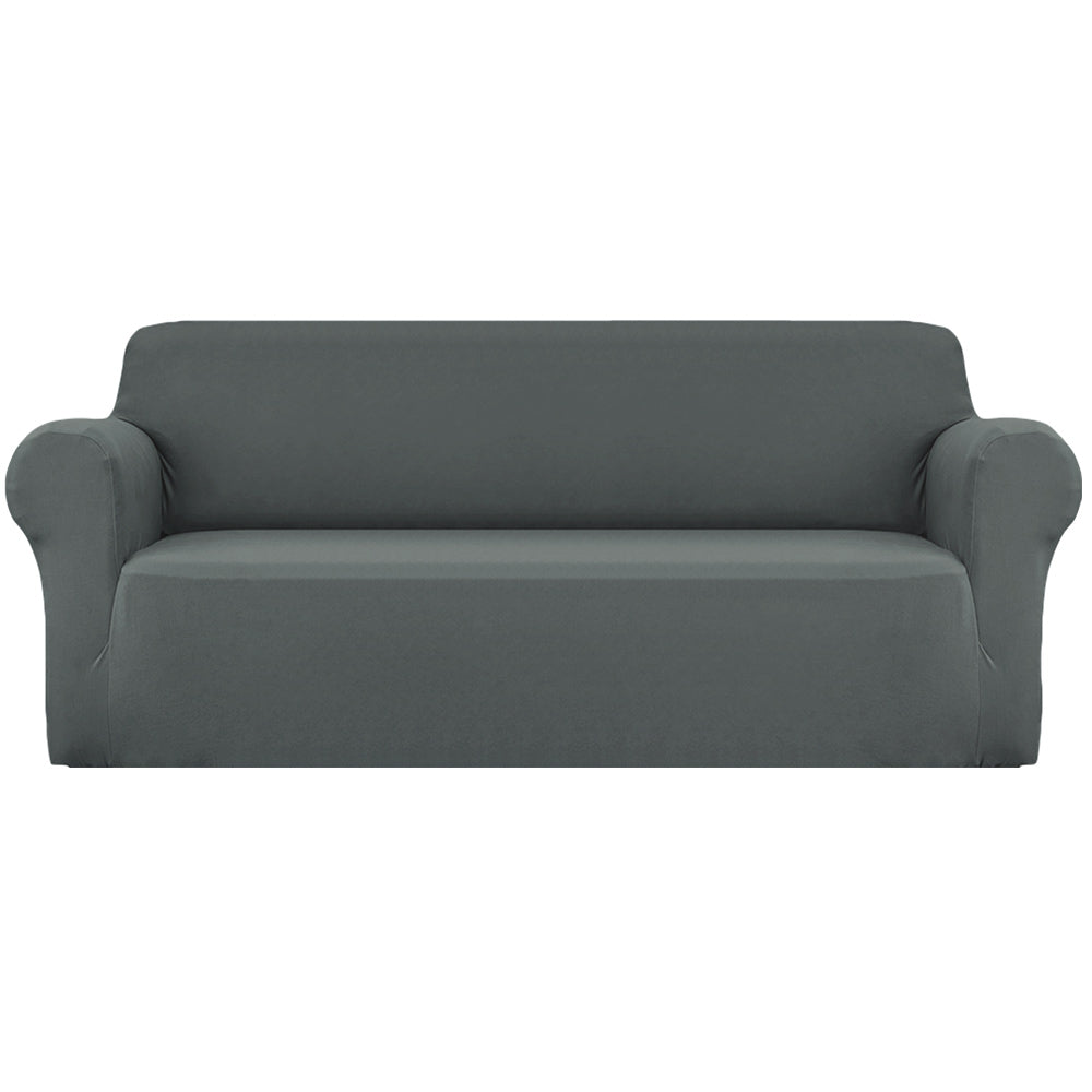 Artiss Sofa Cover Elastic Stretchable Couch Covers Grey 4 Seater-Furniture &gt; Sofas - Peroz Australia - Image - 1