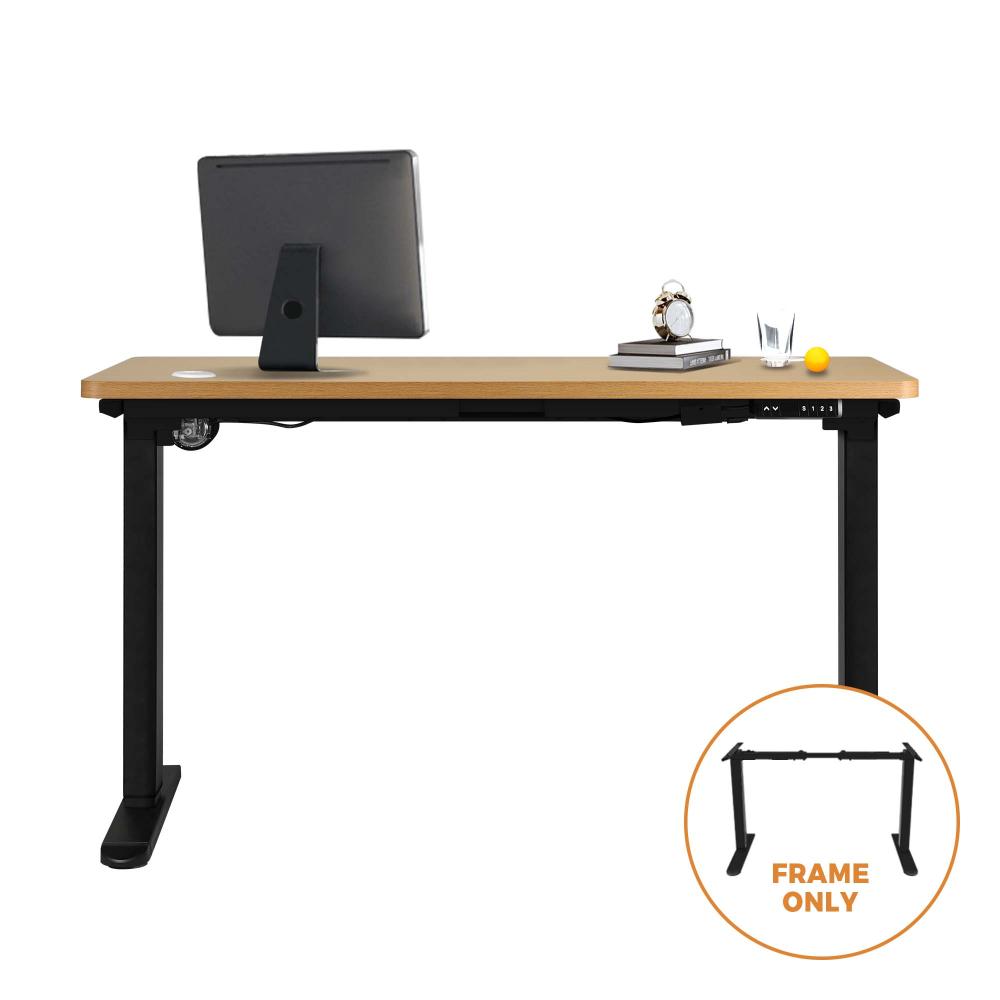 Oikiture Standing Desk Frame Only Height Adjustable Motorised Sit Stand Table-Standing Desk-PEROZ Accessories