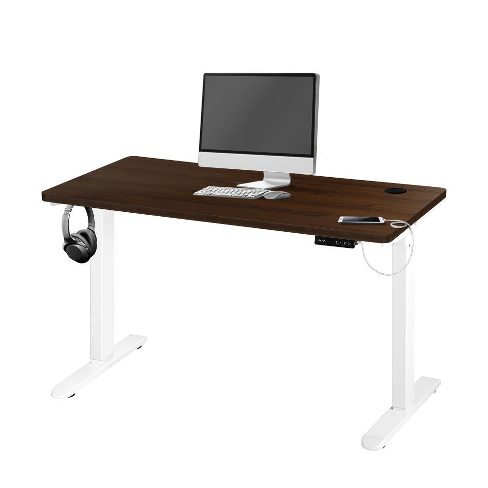 Shop Oikiture Standing Desk Electric Height Adjustable Motorised Sit Stand Desk Rise  | PEROZ Australia