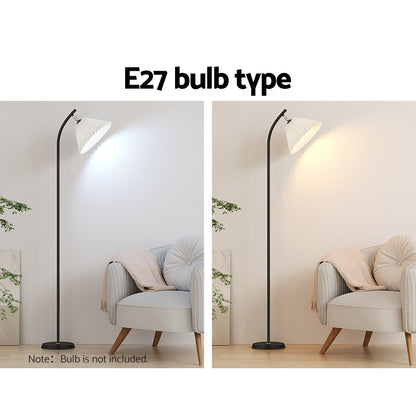 Artiss Floor Lamp Modern Light Stand LED Home Room Office Black White Shade-Furniture &gt; Living Room-PEROZ Accessories
