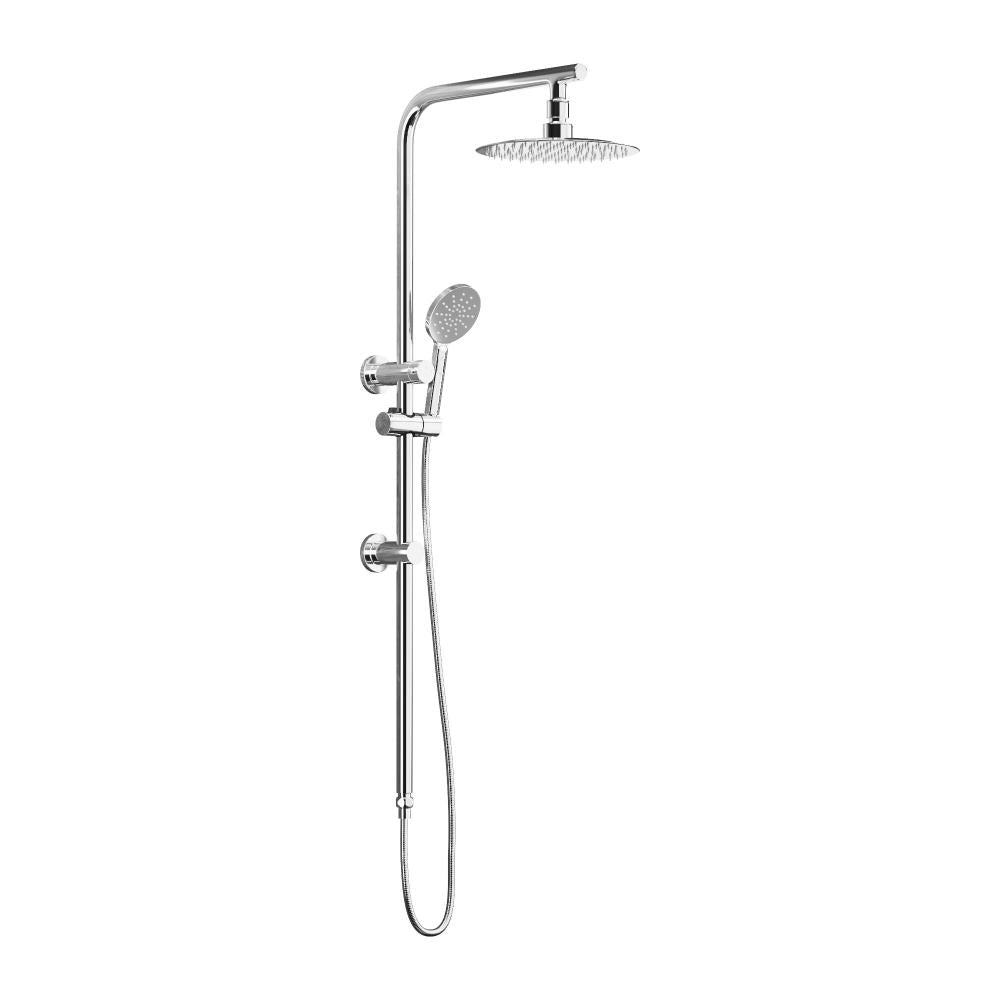 Shop Welba 10&quot; Rain Shower Head Set Round 3-Mode Handheld Shower Rail Set Chrome  | PEROZ Australia