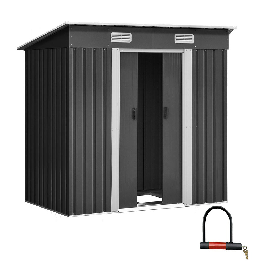 Giantz Garden Shed Outdoor Storage Sheds Tool Workshop 1.94x1.21M with Base-Home &amp; Garden &gt; Garden Furniture-PEROZ Accessories