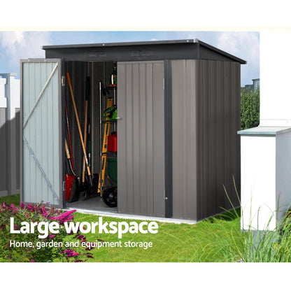 Giantz Garden Shed Sheds Outdoor Storage 1.95x1.31M Steel Workshop House Tool-Home &amp; Garden &gt; Storage-PEROZ Accessories