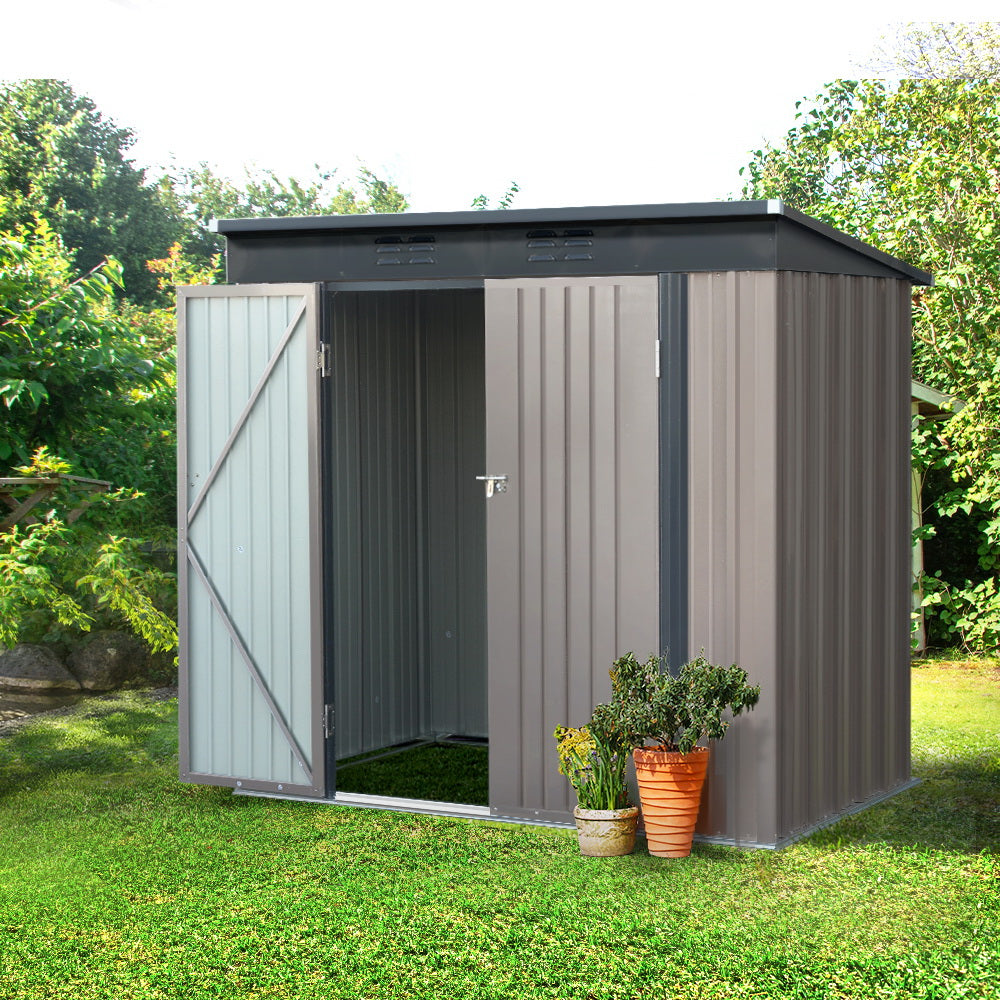 Giantz Garden Shed Sheds Outdoor Storage 1.95x1.31M Steel Workshop House Tool-Home &amp; Garden &gt; Storage-PEROZ Accessories