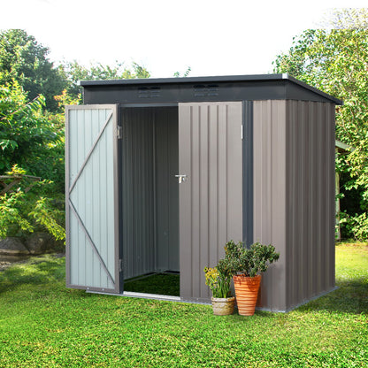 Giantz Garden Shed Sheds Outdoor Storage 1.95x1.31M Steel Workshop House Tool-Home &amp; Garden &gt; Storage-PEROZ Accessories