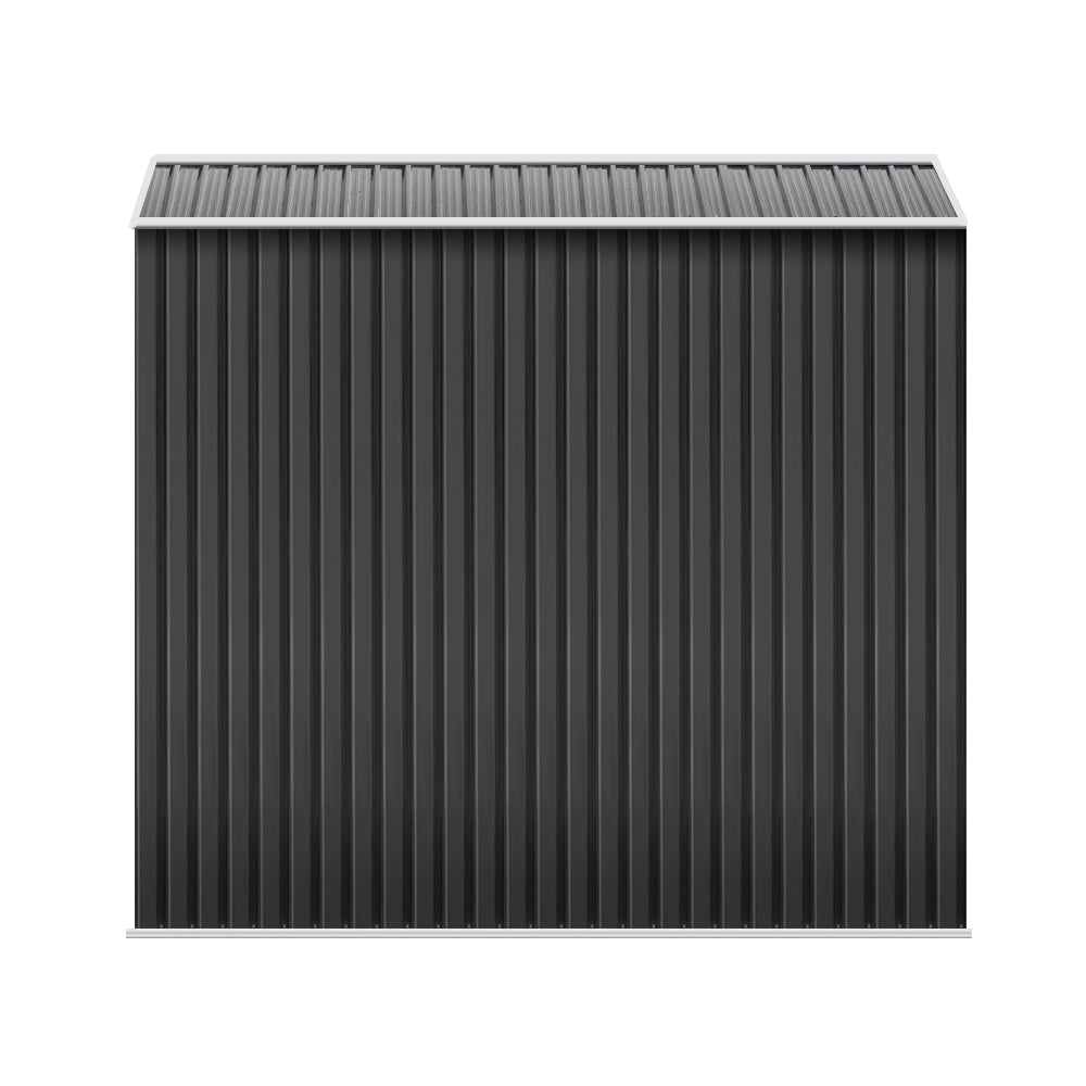 Giantz Garden Shed Outdoor Storage Sheds 2.6x3.9x2M Workshop Metal Base Grey-Home &amp; Garden &gt; Storage-PEROZ Accessories