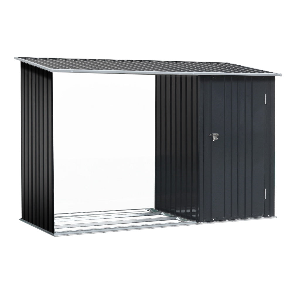 Giantz Garden Shed Sheds Outdoor Tool 2.49x1.04M Storage Workshop House Galvanised Steel-Home &amp; Garden &gt; Storage-PEROZ Accessories