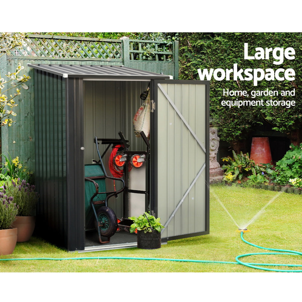 Giantz Garden Shed Sheds Outdoor Tool 0.99x1.04M Storage Workshop House Galvanised Steel-Home &amp; Garden &gt; Storage-PEROZ Accessories