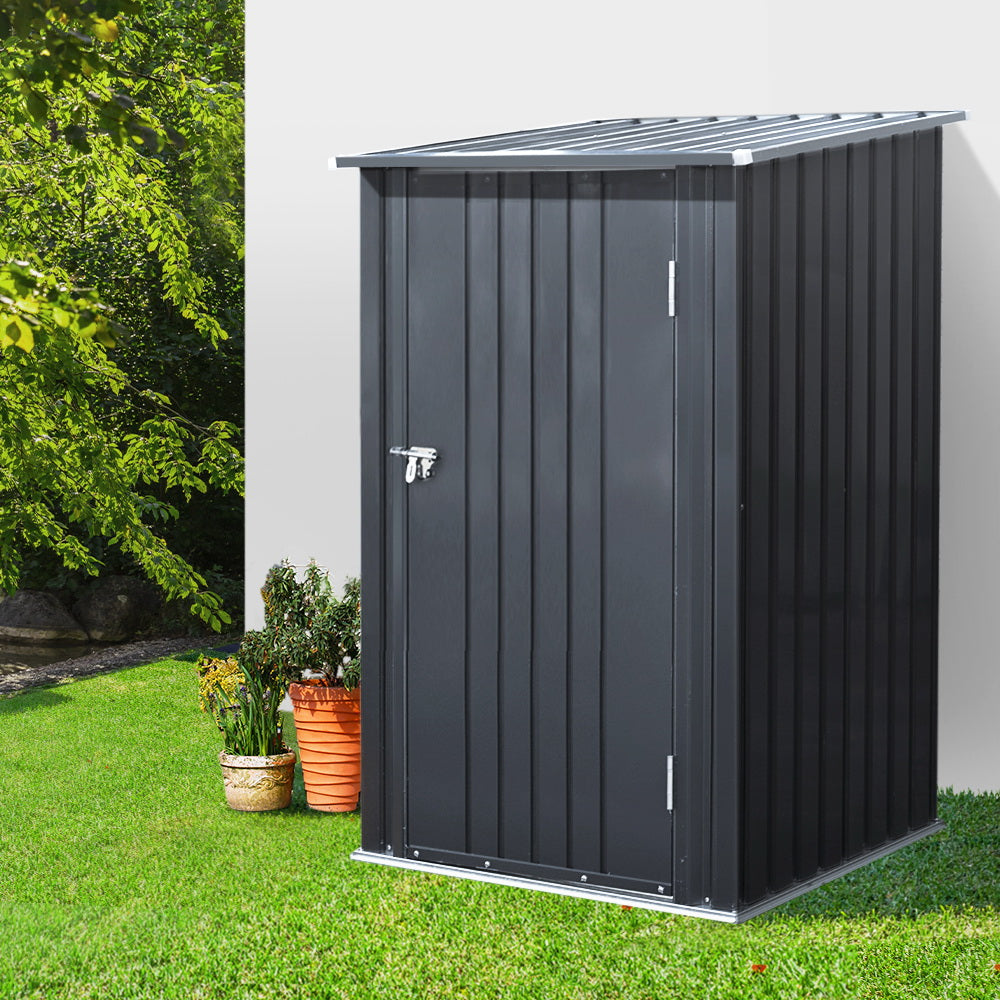Giantz Garden Shed Sheds Outdoor Tool 0.99x1.04M Storage Workshop House Galvanised Steel-Home &amp; Garden &gt; Storage-PEROZ Accessories