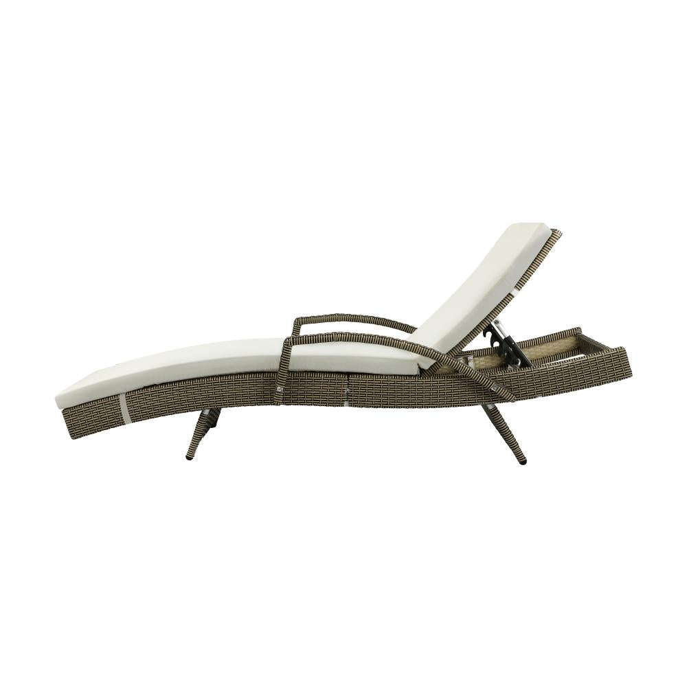Livsip Sun Lounger Wicker Lounge Day Bed Sofa Outdoor Patio Set Pool Furniture-Sun Lounge-PEROZ Accessories