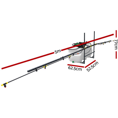 Giantz Weed Sprayer 5M Boom Spot Spray Tank ATV Trailer Tractor 100L-Home &amp; Garden &gt; Garden Tools-PEROZ Accessories
