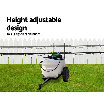 Giantz 100L ATV Weed Sprayer 5M Boom Trailer Spot Spray Tank Farm Pump-Home &amp; Garden &gt; Garden Tools-PEROZ Accessories