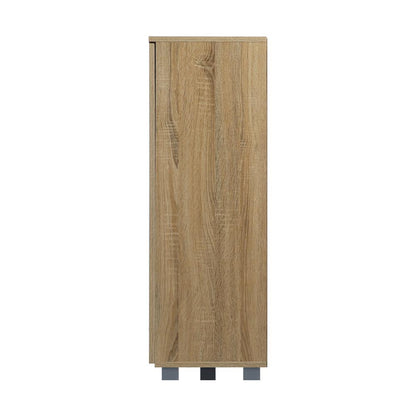 Oikiture Shoes Cabinet Shoe Storage Rack Organiser Shelf 3 Doors 30 Pairs Wooden-Shoe Storage Cabinet-PEROZ Accessories