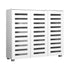 Oikiture Shoes Cabinet Shoe Storage Rack Organiser Shelf 3 Doors 30 Pairs White-Shoe Storage Cabinet-PEROZ Accessories
