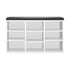 Oikiture Shoe Cabinet Bench Organiser Shoe Rack Storage Padded Seat Wooden Shelf-Shoe Bench-PEROZ Accessories