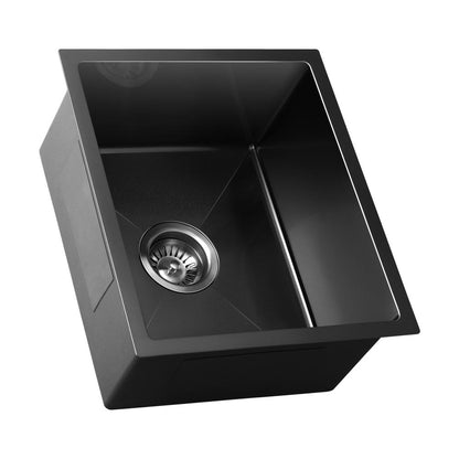 Shop Welba Kitchen Sink Basin Stainless Steel Bathroom Laundry Single Nano 44X38CM  | PEROZ Australia