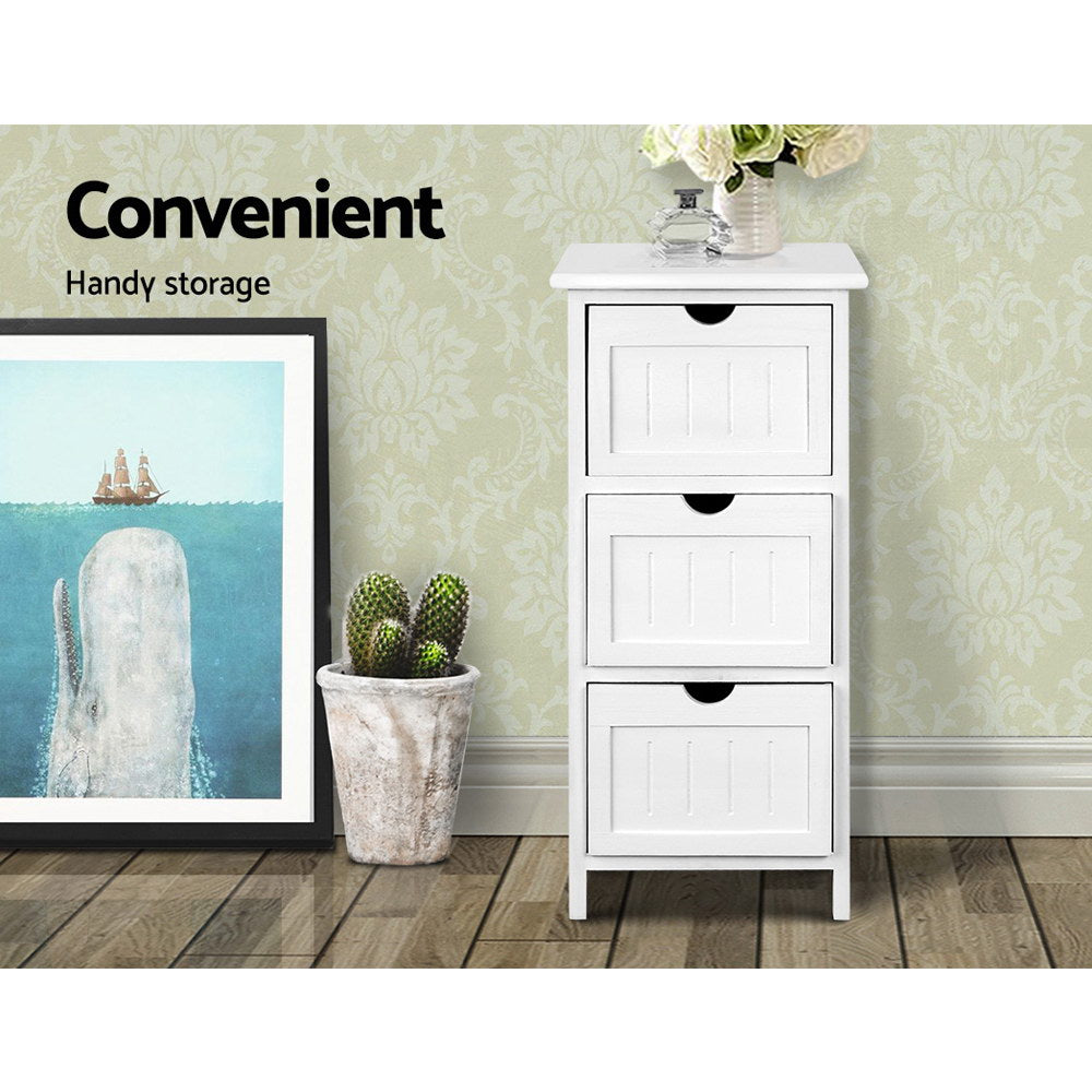 Artiss Bedside Table - White-Bedside Tables - Peroz Australia - Image - 6