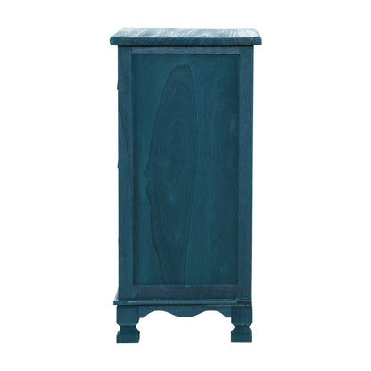 Artiss Bedside Tables Drawers Side Table Cabinet Vintage Blue Storage Nightstand-Bedside Tables - Peroz Australia - Image - 7