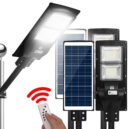 Leier 160 LED Solar Street Light 120W Flood Motion Sensor Remote Outdoor Wall Lamp x2-Home &amp; Garden &gt; Lighting-PEROZ Accessories