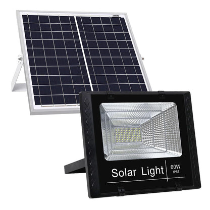 Leier 80 LED Solar Street Light 60W Flood Motion Sensor Remote Outdoor Wall Lamp-Home &amp; Garden &gt; Lighting-PEROZ Accessories