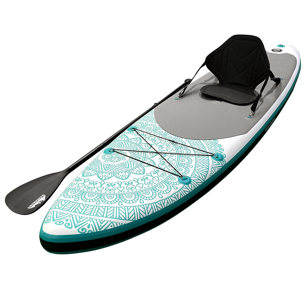 Weisshorn Stand Up Paddle Board Inflatable Kayak Surfboard SUP Paddleboard 10FT-Outdoor &gt; Boating-PEROZ Accessories