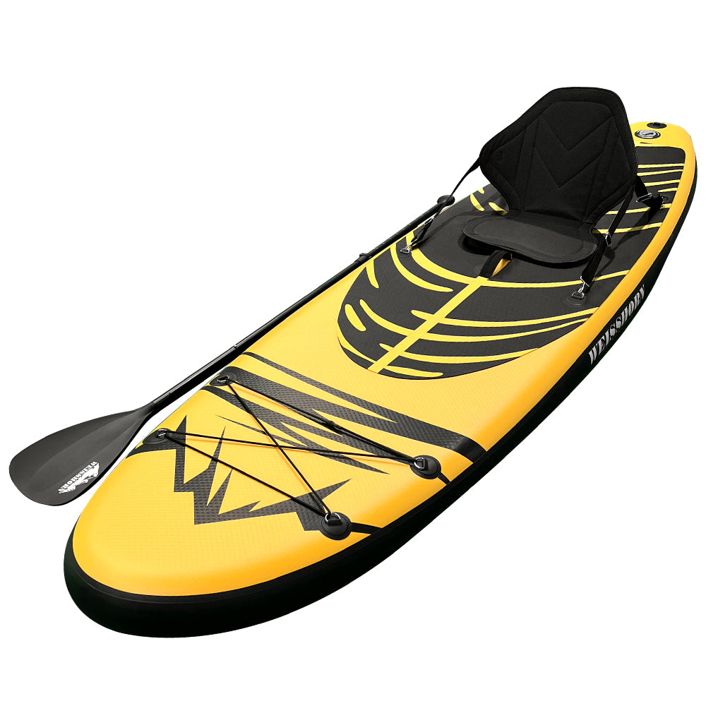 Weisshorn Stand Up Paddle Board Inflatable Kayak SUP Surfboard Paddleboard 10FT-Outdoor &gt; Boating-PEROZ Accessories
