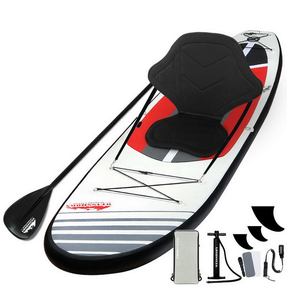 Weisshorn Stand Up Paddle Boards SUP 11ft Inflatable Surfboard Paddleboard Kayak-Outdoor &gt; Boating-PEROZ Accessories
