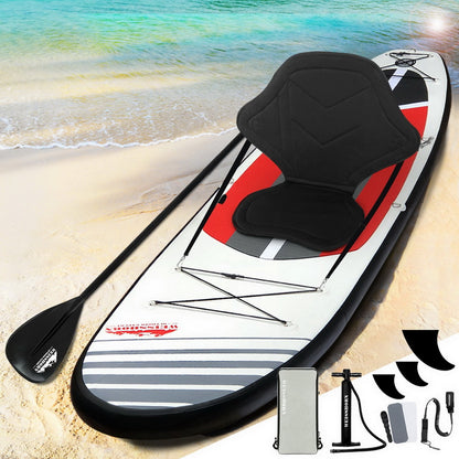 Weisshorn Stand Up Paddle Boards SUP 11ft Inflatable Surfboard Paddleboard Kayak-Outdoor &gt; Boating-PEROZ Accessories