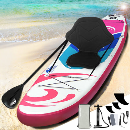 Weisshorn Stand Up Paddle Board 11ft Inflatable SUP Surfboard Paddleboard Kayak-Outdoor &gt; Boating-PEROZ Accessories