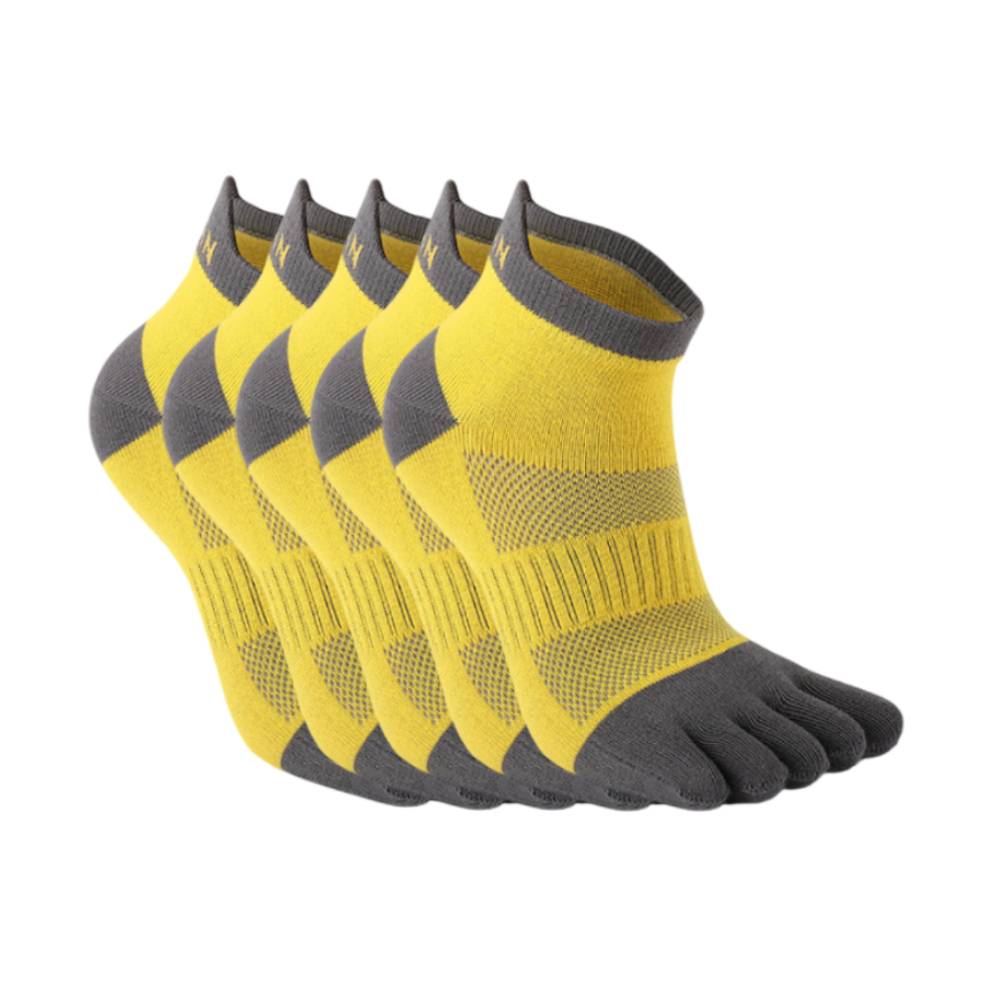 Anysox 5 Pairs One Size 36-42 Yellow Men&