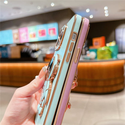 Anymob iPhone Case Dark Green Universal 6D Astronaut Foldable Holder Phone Cover-PEROZ Accessories