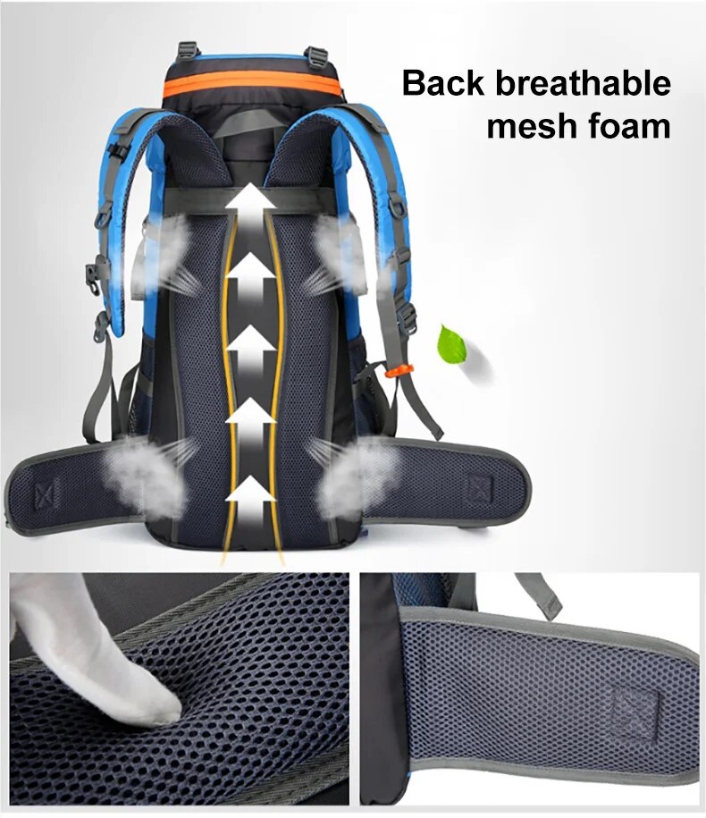 Anypack Backpack Black Travel Bag Men&