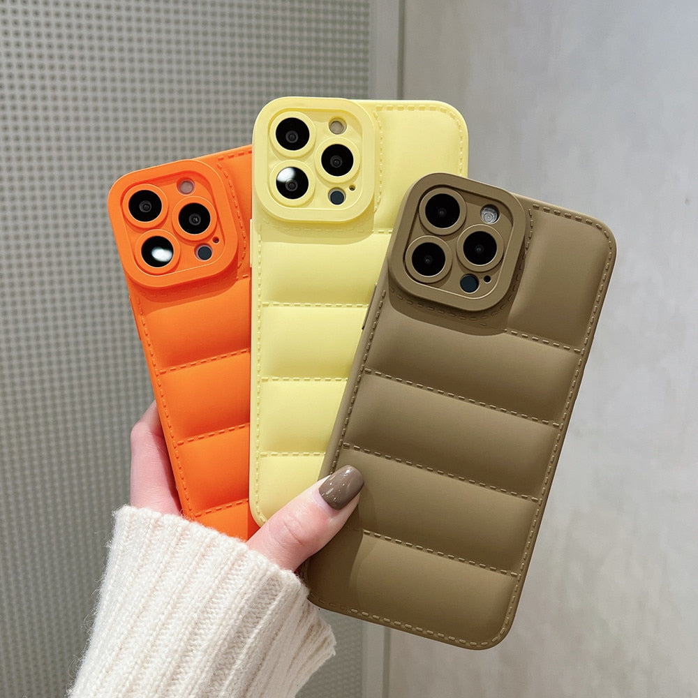 Anymob iPhone Light Green Jacket Silicone Case Camera Protection Shockproof Back Cover-Mobile Phone Cases-PEROZ Accessories