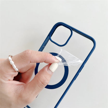 Anymob iPhone Green Magnetic Pattern Case Soft Phone Cover-Mobile Phone Cases-PEROZ Accessories