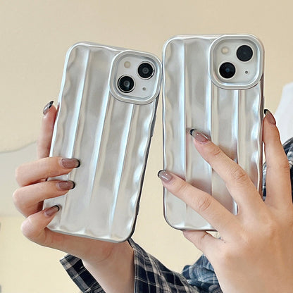 Anymob iPhone Case Gray Water Ripple Shockproof Soft Silicone Back Cover Bumper-Mobile Phone Cases-PEROZ Accessories