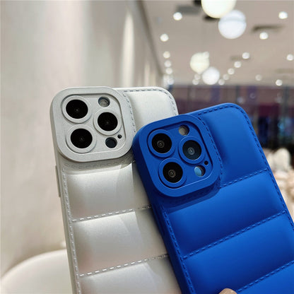 Anymob iPhone Silver Jacket Silicone Case Camera Protection Shockproof Back Cover-Mobile Phone Cases-PEROZ Accessories