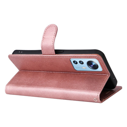 Anymob Xiaomi Redmi Case Red Luxury Solid Color Leather Wallet Flip Phone Cover Protection-Mobile Phone Cases-PEROZ Accessories