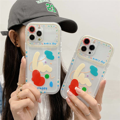 Anymob iPhone Abstract Silicone Soft Back Case With Color Camera Protection Phone Cover-Mobile Phone Cases-PEROZ Accessories