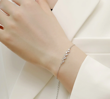 Anyco Bracelet Jewelry Gifts Fancy Tiny Handmade Bead Personalized Cute Simply 925 Silver Layered Chain Bracelets-Bracelets-PEROZ Accessories