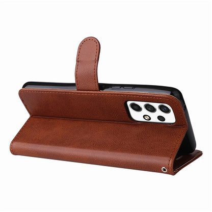 Anymob Samsung Case Brown Luxury Solid Color Flip Leather Funda Mobile Phone Cover Protection-Mobile Phone Cases-PEROZ Accessories