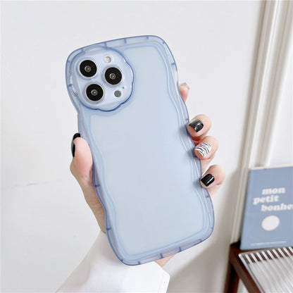 Anymob iPhone Case Brown Curly Wavy Shockproof Bumper Transparent Silicon Cover-Mobile Phone Cases-PEROZ Accessories
