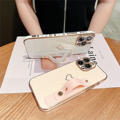 Anymob iPhone Case Gummy Black Universal Heart Space Holder Phone Cover-Mobile Phone Cases-PEROZ Accessories