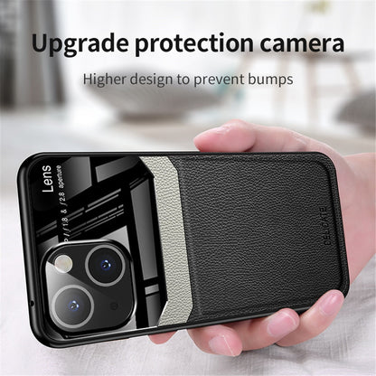 Anymob iPhone Case Blue Matte Leather Soft Shockproof Cover-Mobile Phone Cases-PEROZ Accessories