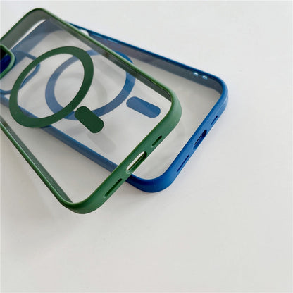 Anymob iPhone Green Magnetic Pattern Case Soft Phone Cover-Mobile Phone Cases-PEROZ Accessories
