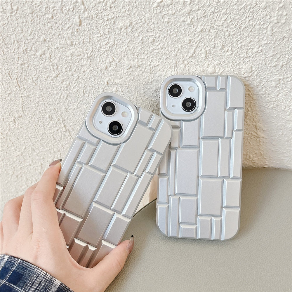 Anymob iPhone Case Gray Water Ripple Shockproof Soft Silicone Back Cover Bumper-Mobile Phone Cases-PEROZ Accessories