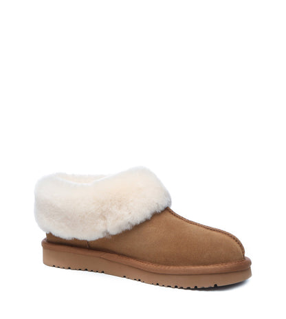 TARRAMARRA Premium Australian Sheepskin Ankle UGG Slipper Unisex Homey-Slippers-PEROZ Accessories