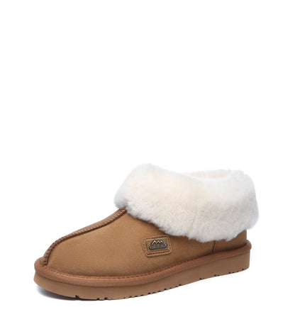 TARRAMARRA Premium Australian Sheepskin Ankle UGG Slipper Unisex Homey-Slippers-PEROZ Accessories